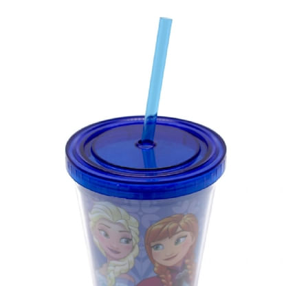 Copo Canudo Frozen