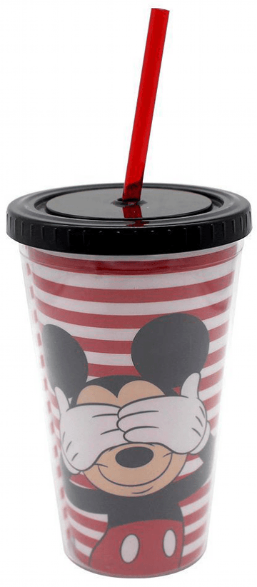 Copo Canudo Mickey Mouse
