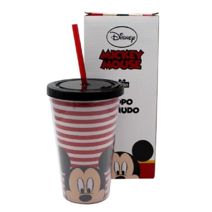 Copo Canudo Mickey Mouse