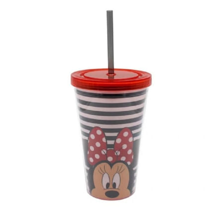 Copo Canudo Minnie Mouse