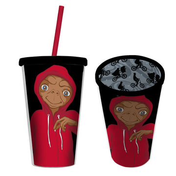 Copo Canudo Plástico Et Simpatic Red Cap