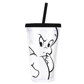 Copo Canudo Plastico -  Gasparzinho Casper 500ml