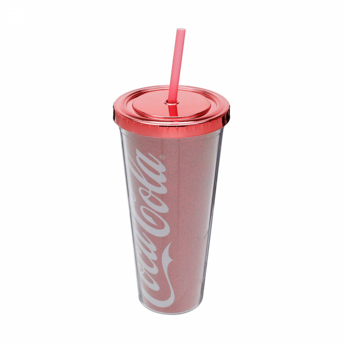 Copo com Canudo Coca Cola