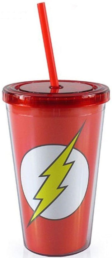 Copo Com Canudo e Tampa e Canudo - Flash