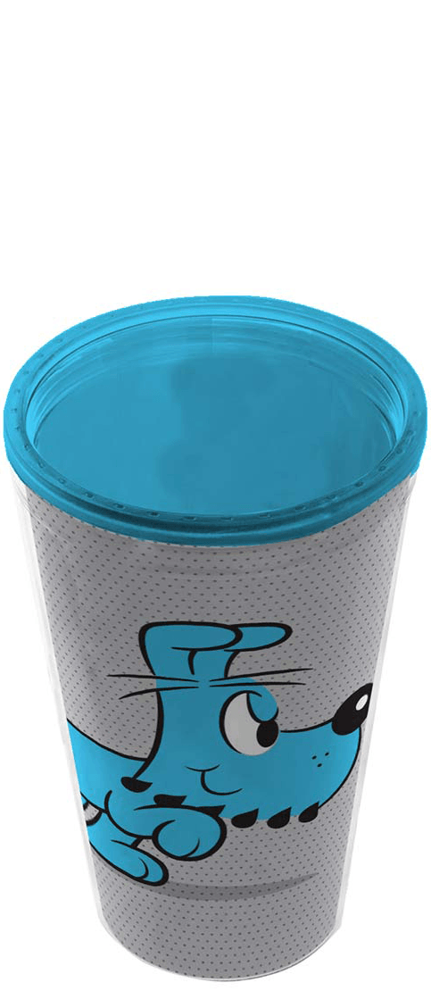 Copo Com Canudo - Turma da Mônica - Bidu