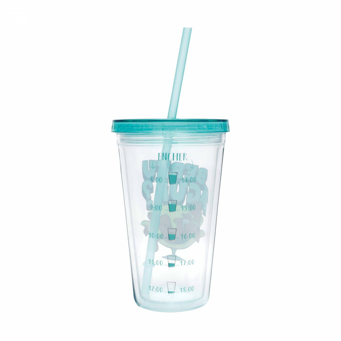 Copo Com Tampa e Canudo - Scooby-Doo