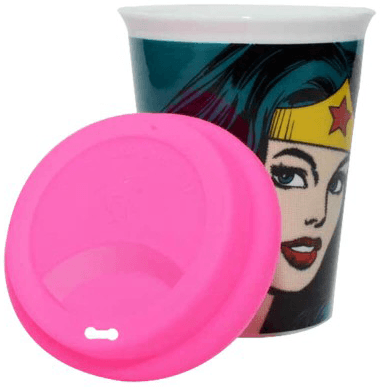 Copo de Porcelana - DC - Mulher-Maravilha