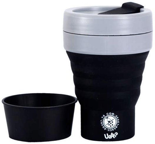 Copo Retrátil Cinza - Ícone