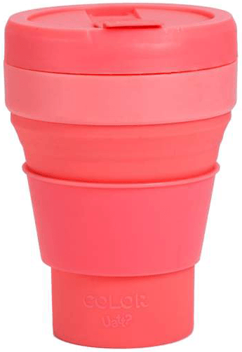 Copo Retrátil Coral