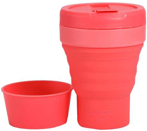Copo Retrátil Coral