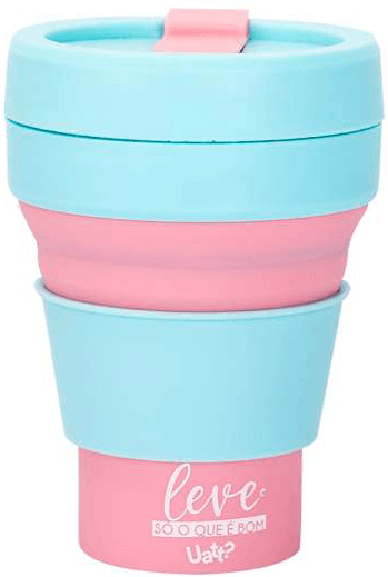 Copo Retrátil - Leve Só o Que é Bom