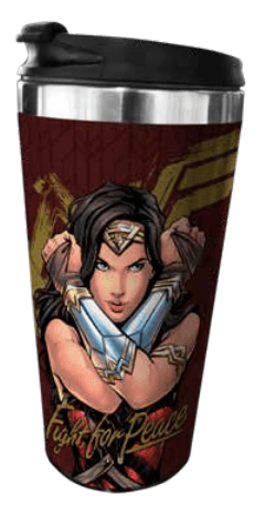 Copo Térmico - Mulher Maravilha Vermelho