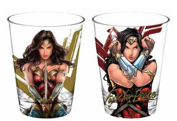 Copo vidro - Mulher maravilha