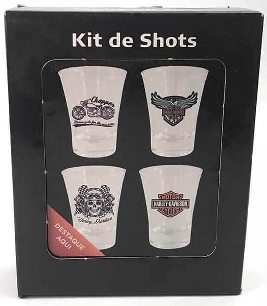 Copos Shot - Harley Davidson