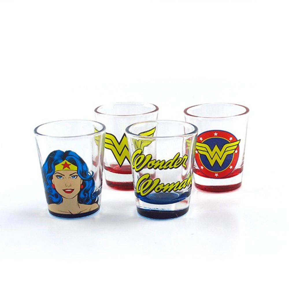 Copos Shot - Mulher Maravilha