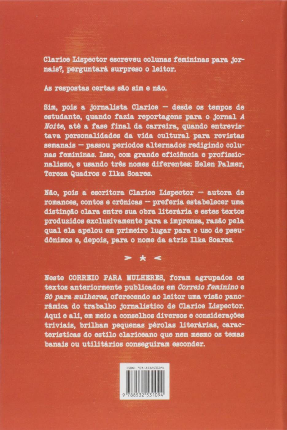 Correio para mulheres - Clarice Lispector