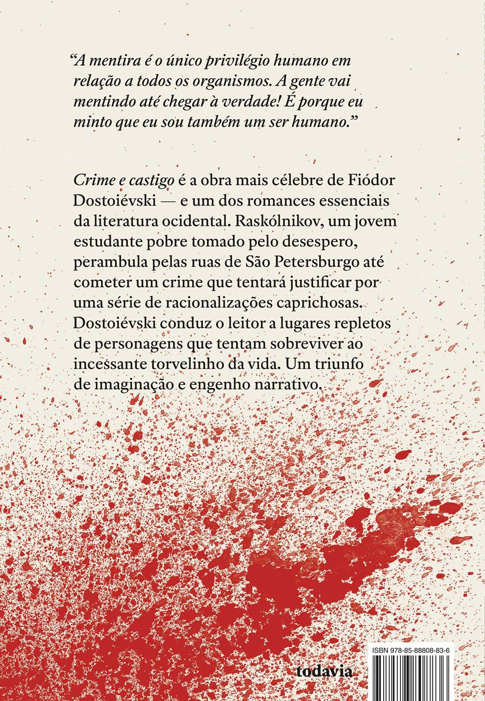 Crime e Castigo - Fiódor Dostoiévski - Editora Todavia