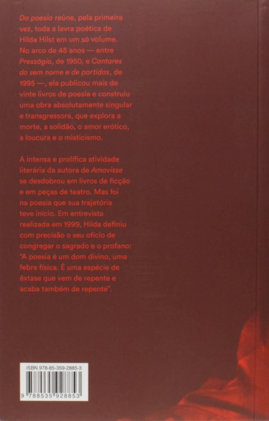Da Poesia - Hilda Hilst