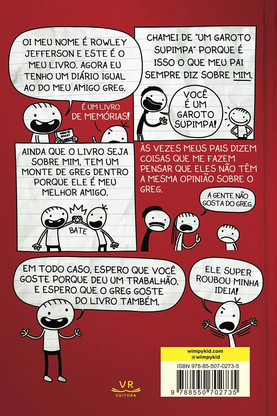 Diário de Rowley - Um Garoto Supimpa - Jeff Kinney
