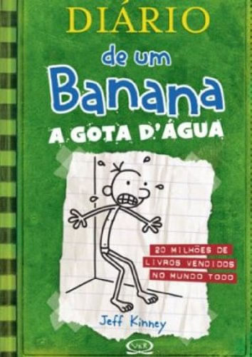 Diário de um Banana - A Gota DÁgua - Jeff Kinney - Capa Cartão