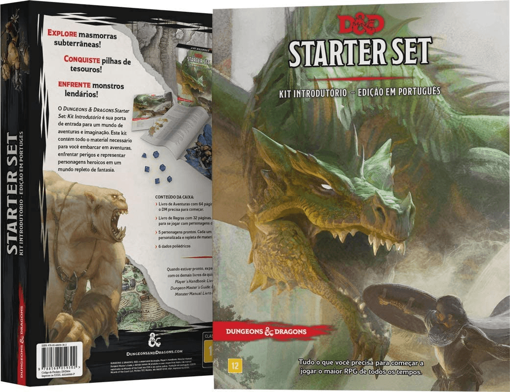 Dungeons & Dragons - Starter Set - Kit Introdutório Edição Em Português