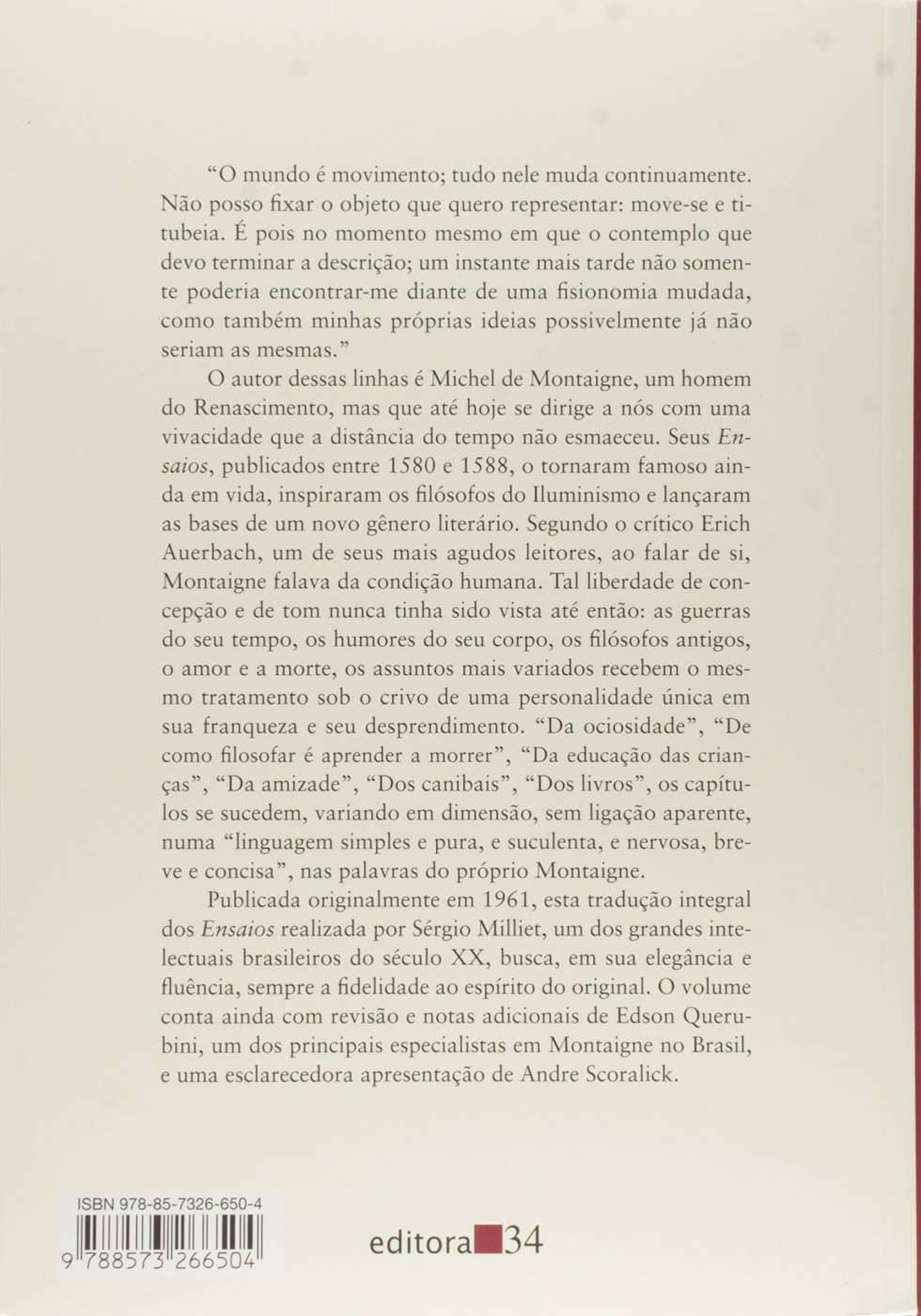 Ensaios - Michel de Montaigne