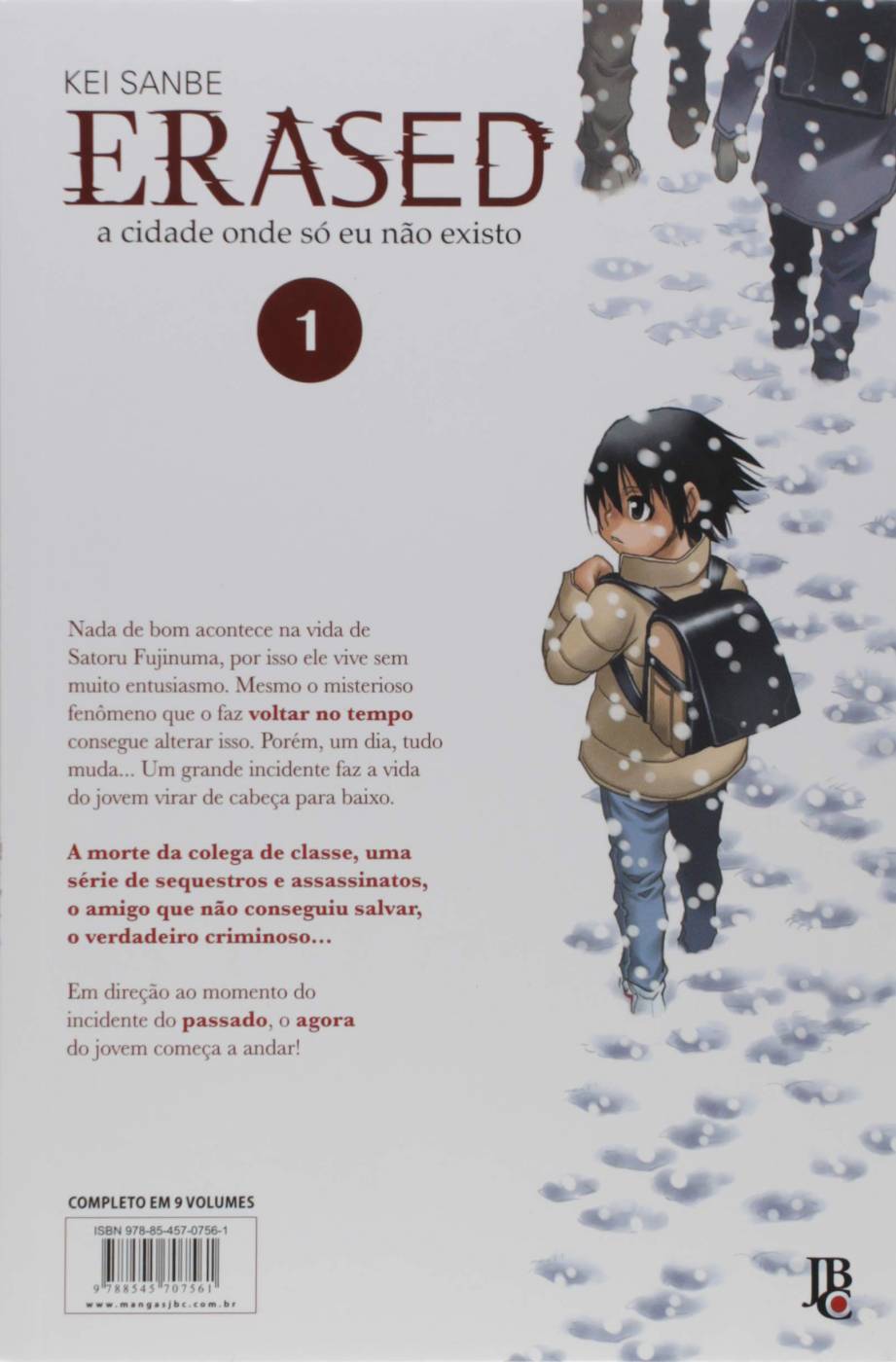 Erased - A Cidade Onde Só Eu Não Existo - Vol.1