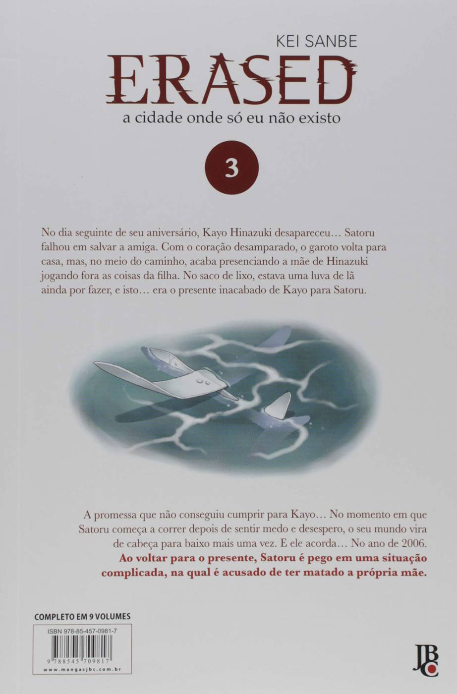 Erased - A Cidade Onde Só Eu Não Existo - Vol.3