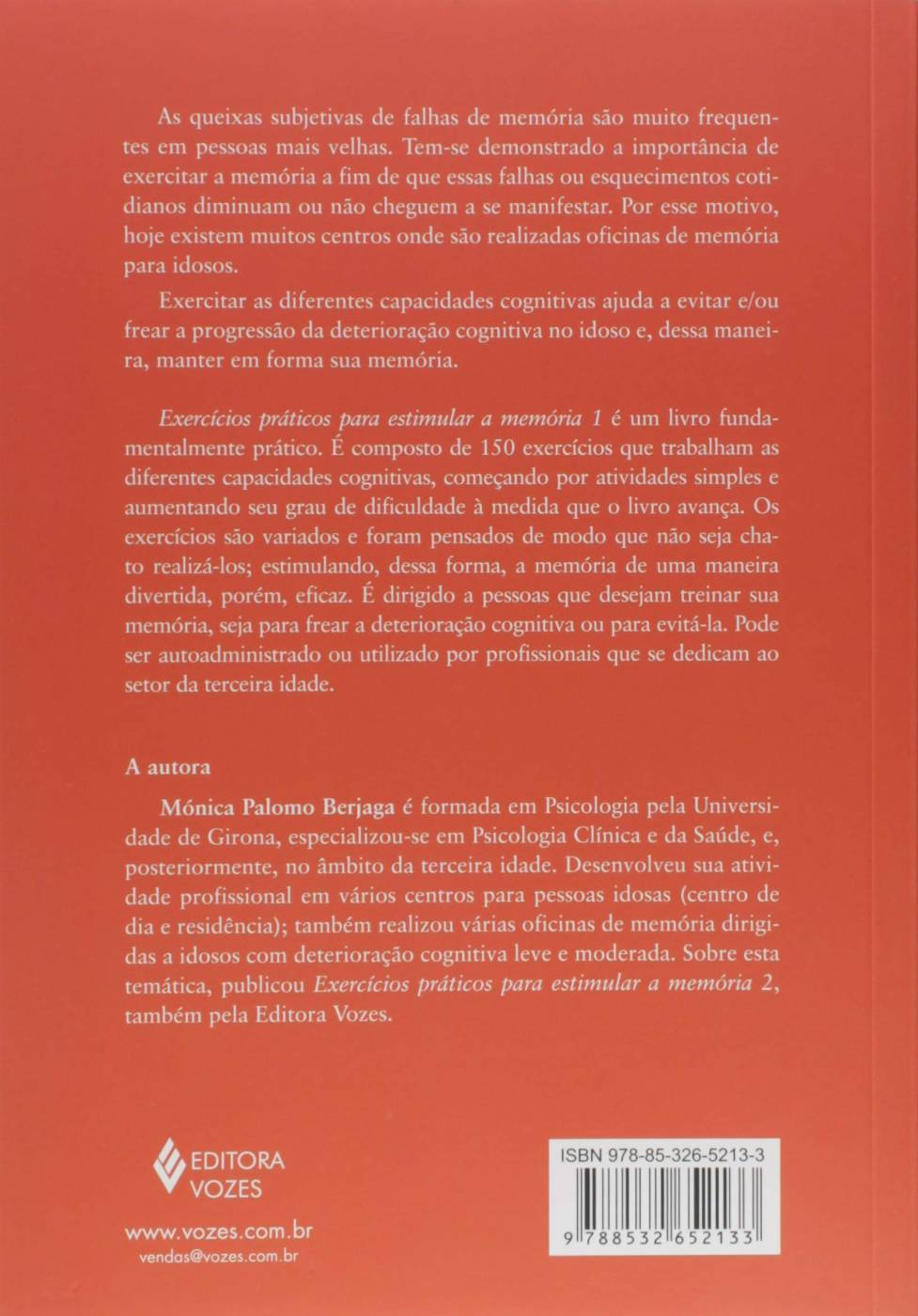 Exercícios Práticos Para Estimular a Memória Vol. 1 - Mónica Palomo