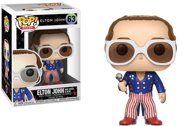 Funko Pop - Elton John  - Elton John Red, White & Blue 63