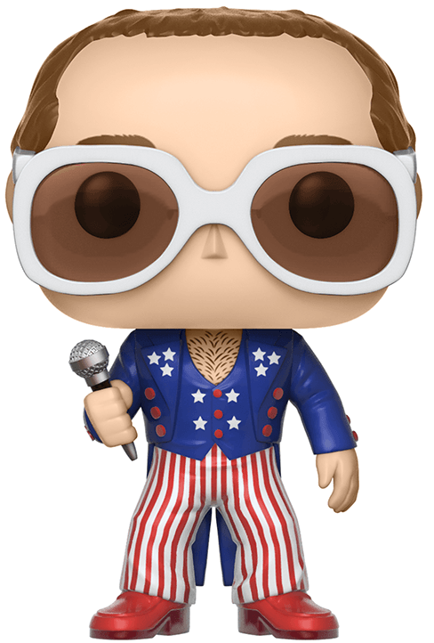 Funko Pop - Elton John  - Elton John Red, White & Blue 63