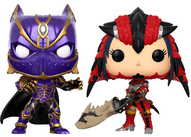Funko Pop - Marvel vs Capcom - Black Panther vs Monster Hunter