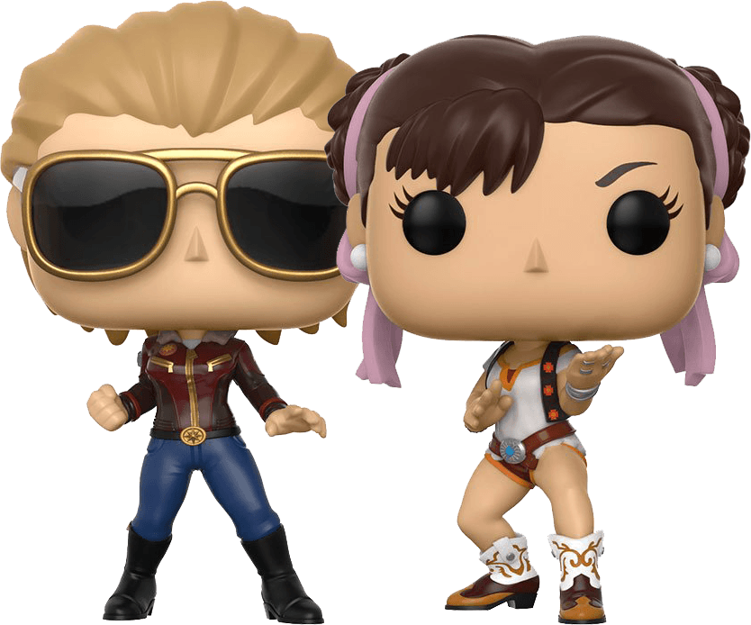 Funko Pop - Marvel vs Capcom - Captain Marvel vs Chun-Li