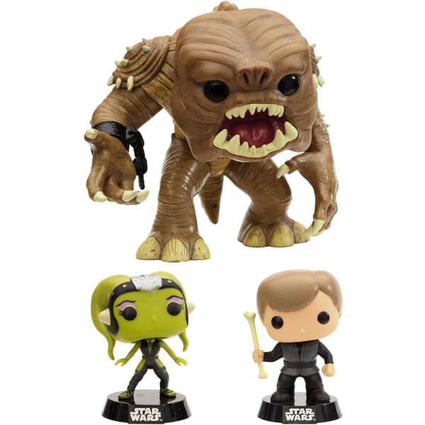 Funko Pop - Star Wars - Rancor with Luke Skywalker & Slave Oola - 3 Pack