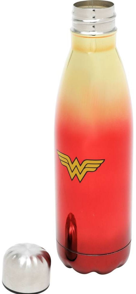 Garrafa Alumínio Degrade - DC Comics - Mulher Maravilha Símbolo