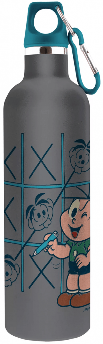 Garrafa Alumínio - Turma da Mônica - Cebolinha