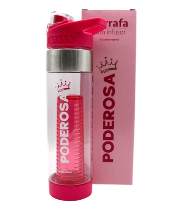 Garrafa de Plástico com Infusor Poderosa