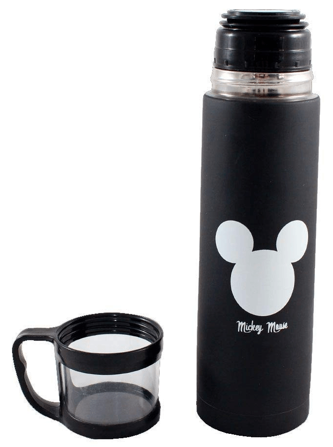 Garrafa Térmica 500 ml com Caneca - Mickey Logo