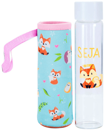 Garrafa Vidro - Floresta Raposa