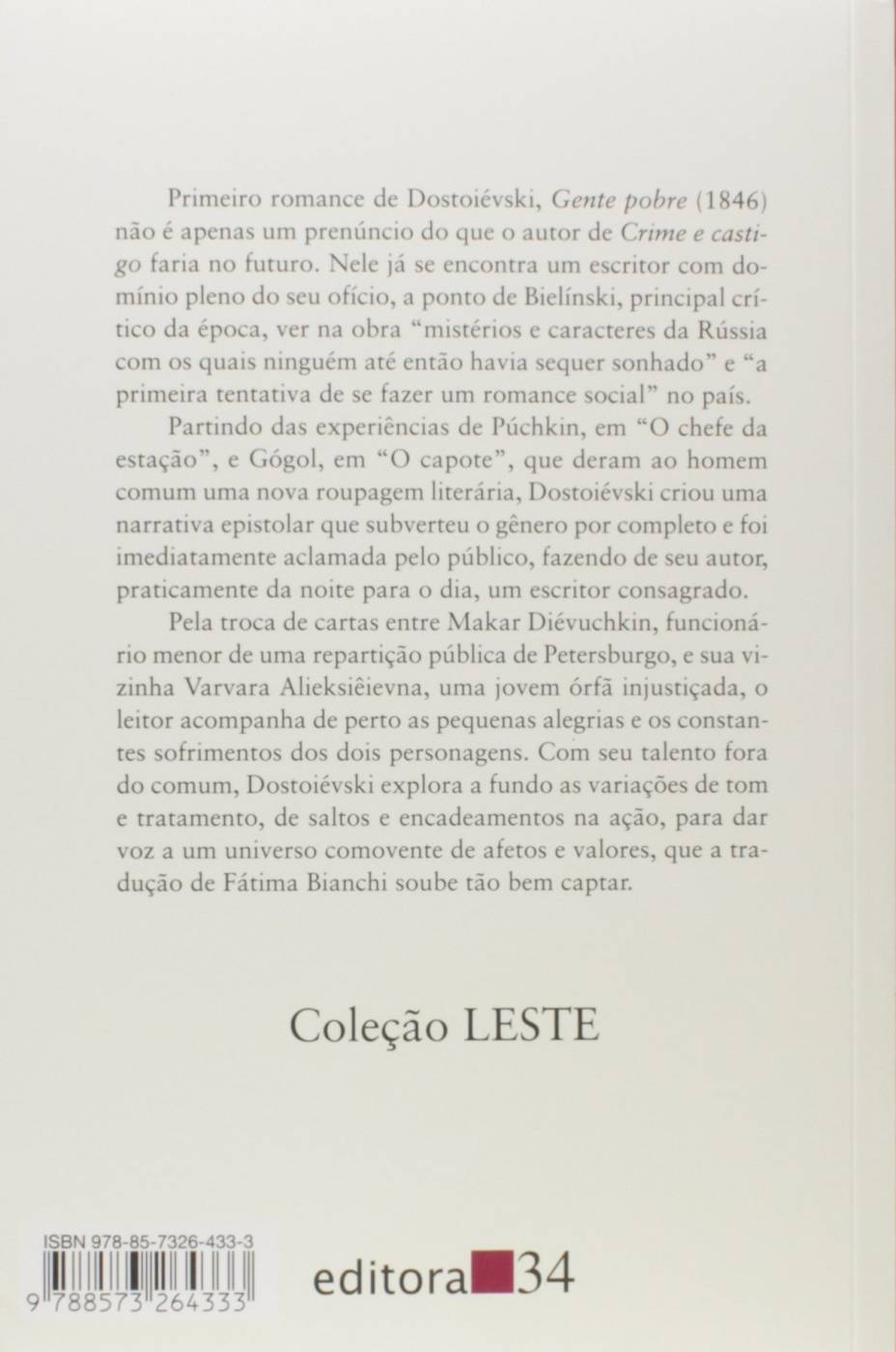 Gente Pobre - Fiódor Dostoiévski