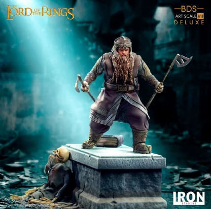 Gimli Deluxe - Lord of the Rings - Art Scale 1/10 - Iron Studios