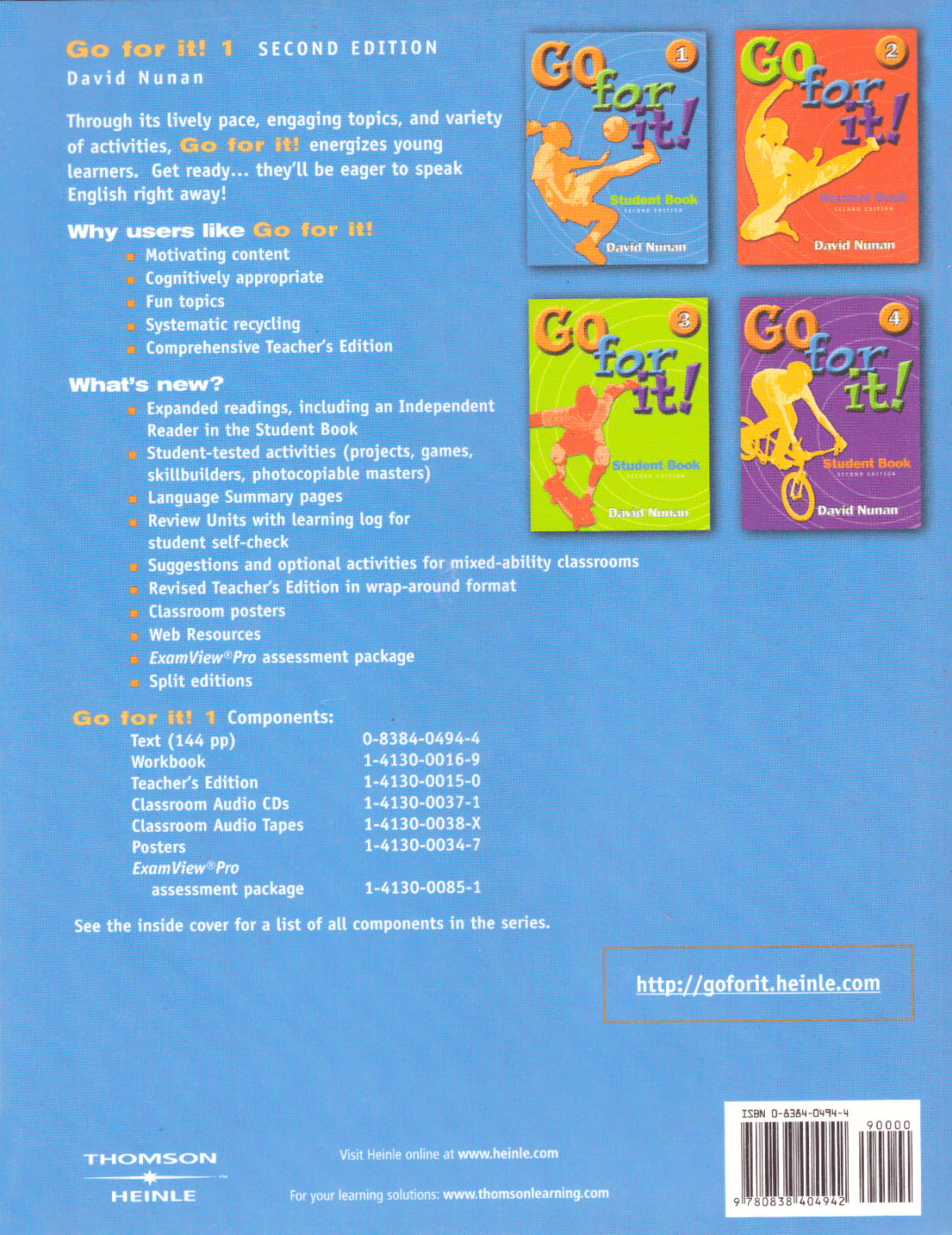 Go For It - Student Book - 1 - Second Edition - David Nunan