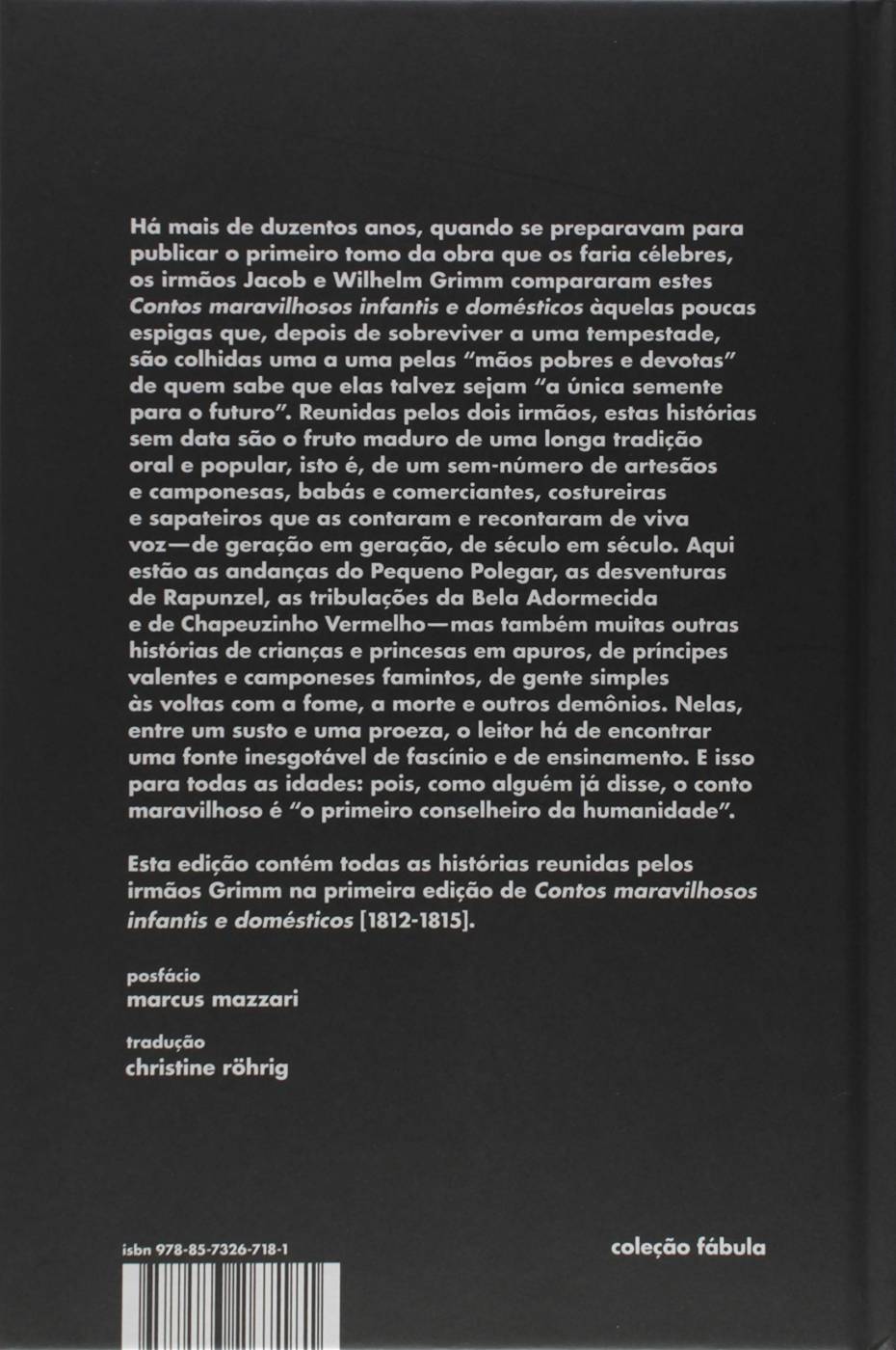 Grimm - Contos Maravilhosos, Infantis e Domésticos (1812-1815) - Jacob e Wilhelm