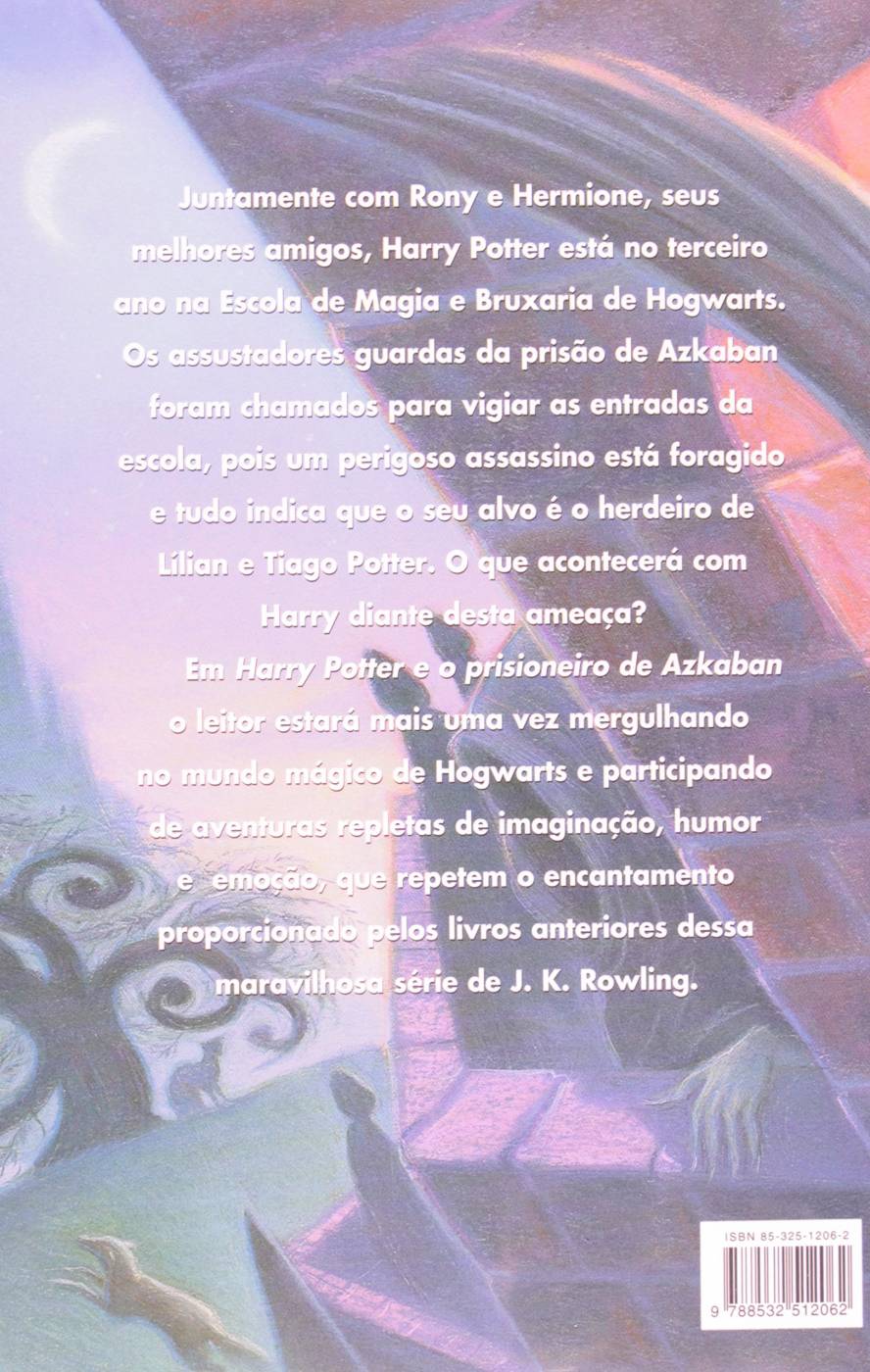 Harry Potter e o Prisioneiro de Azkaban - J. K. Rowling (Capa Cartão)