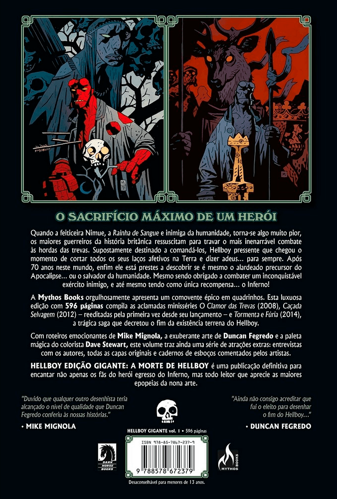 Hellboy - Edição Gigante - A Morte de Hellboy