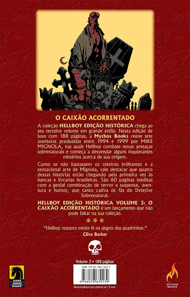 Hellboy - Edição Histórica - Vol.3 - O Caixão Acorrentado