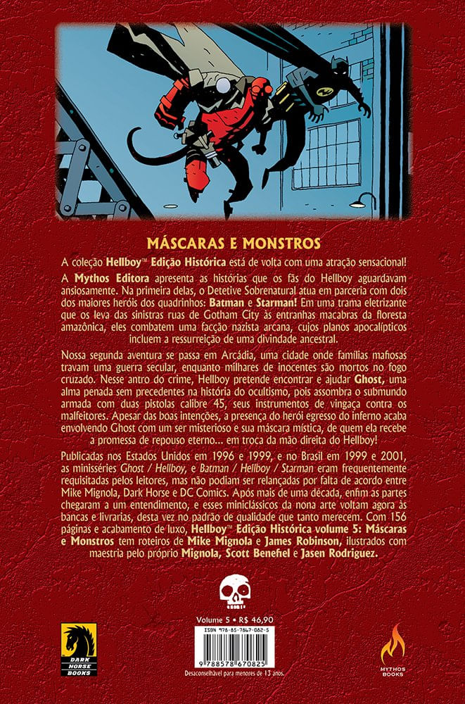 Hellboy - Edição Histórica - Vol.5 - Máscaras e Monstros