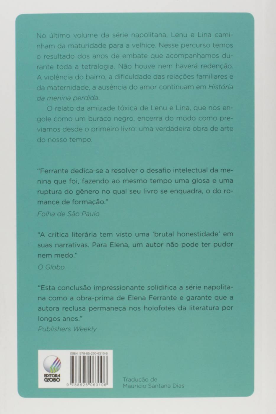 História da Menina Perdida - Elena Ferrante