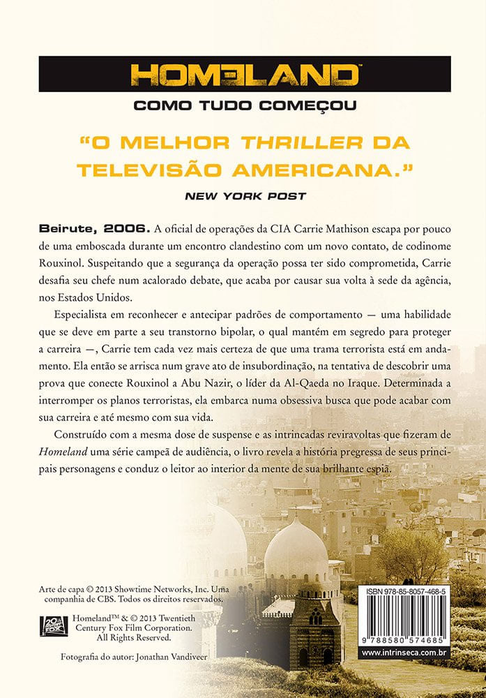 Homeland - Como Tudo Começou - Andrew Kaplan