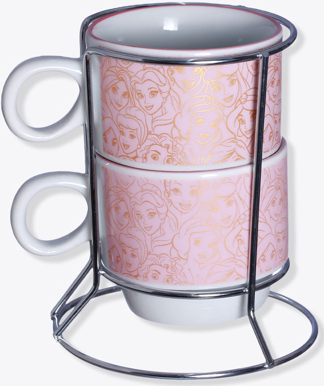 Kit Xícaras C/2pcs - Be Kind - Princesas